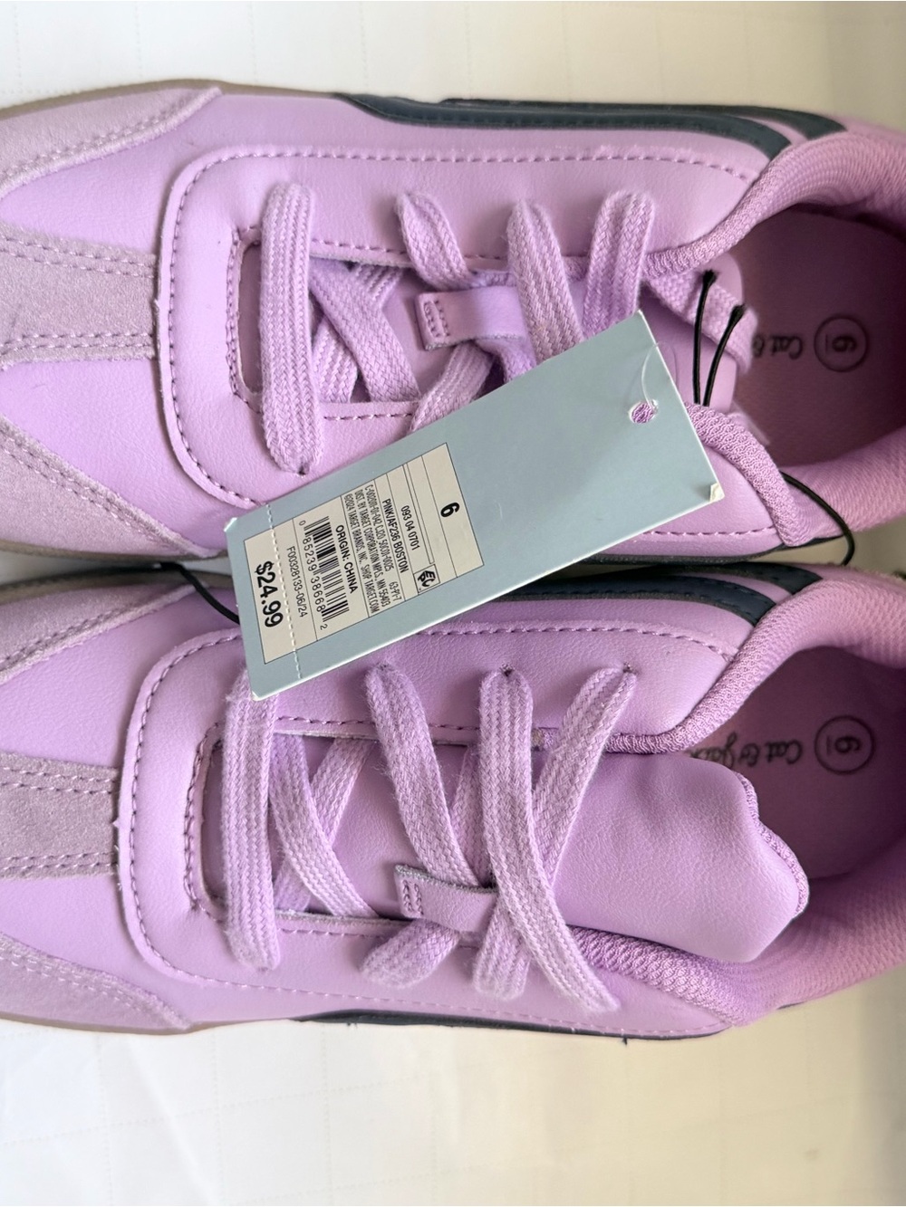 Lilac Women's Sneakers - Lavender Lace-Up
